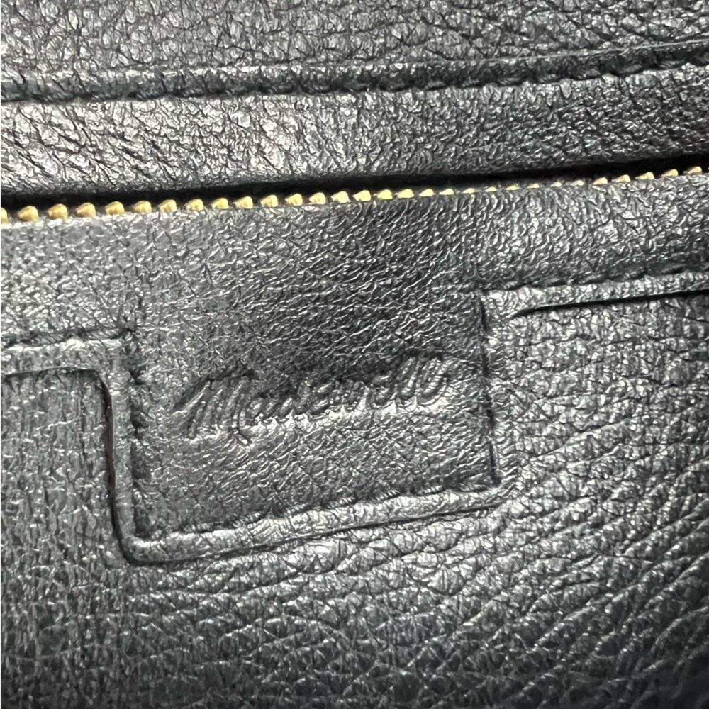 547 Madewell Black Leather Structured Tote Bag - Picture 9 of 10